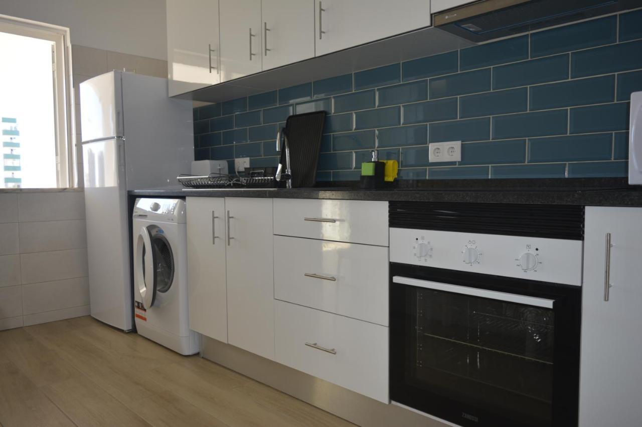Apartamento Azul Quarteira Bagian luar foto